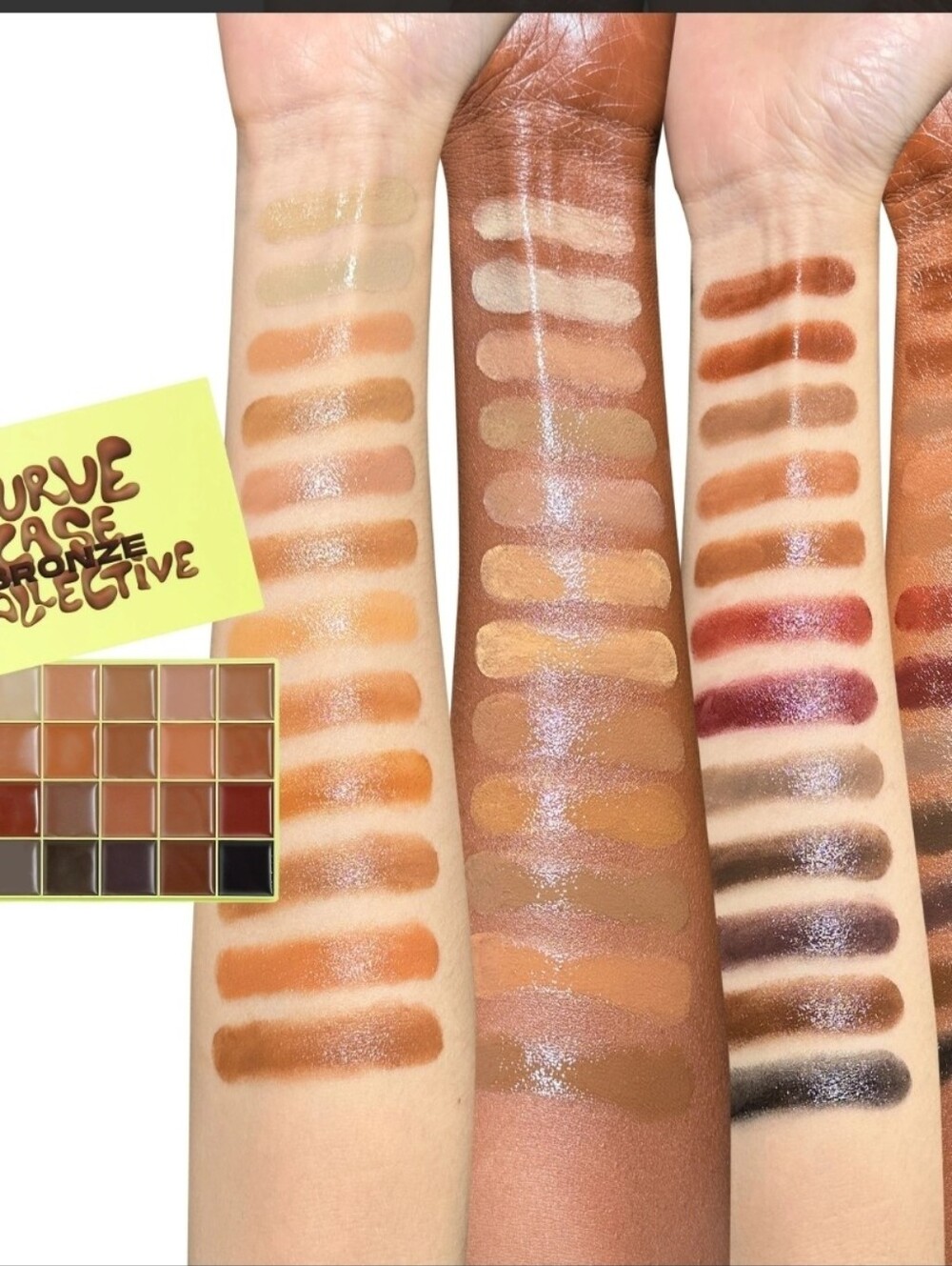 Bronze Collective Eyeshadow Palette - Green & Brown - Picture 3 of 4